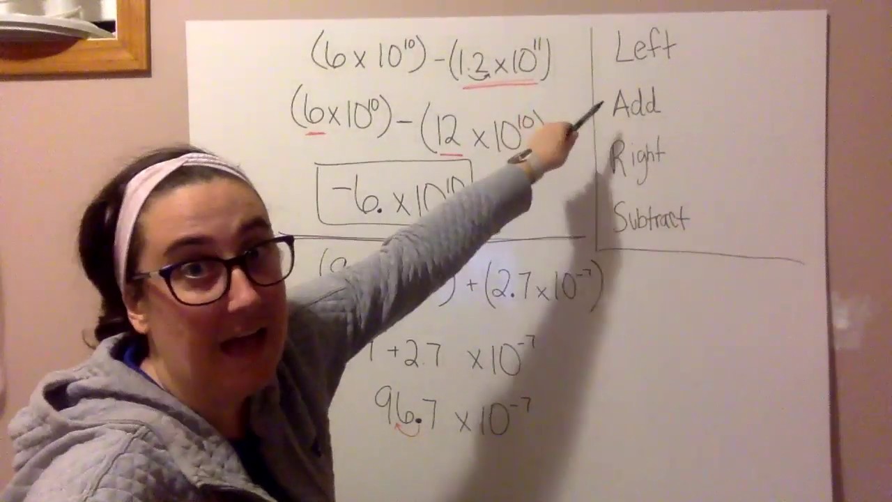 Operations With Scientific Notation YouTube Operations With Scientific Notation YouTube