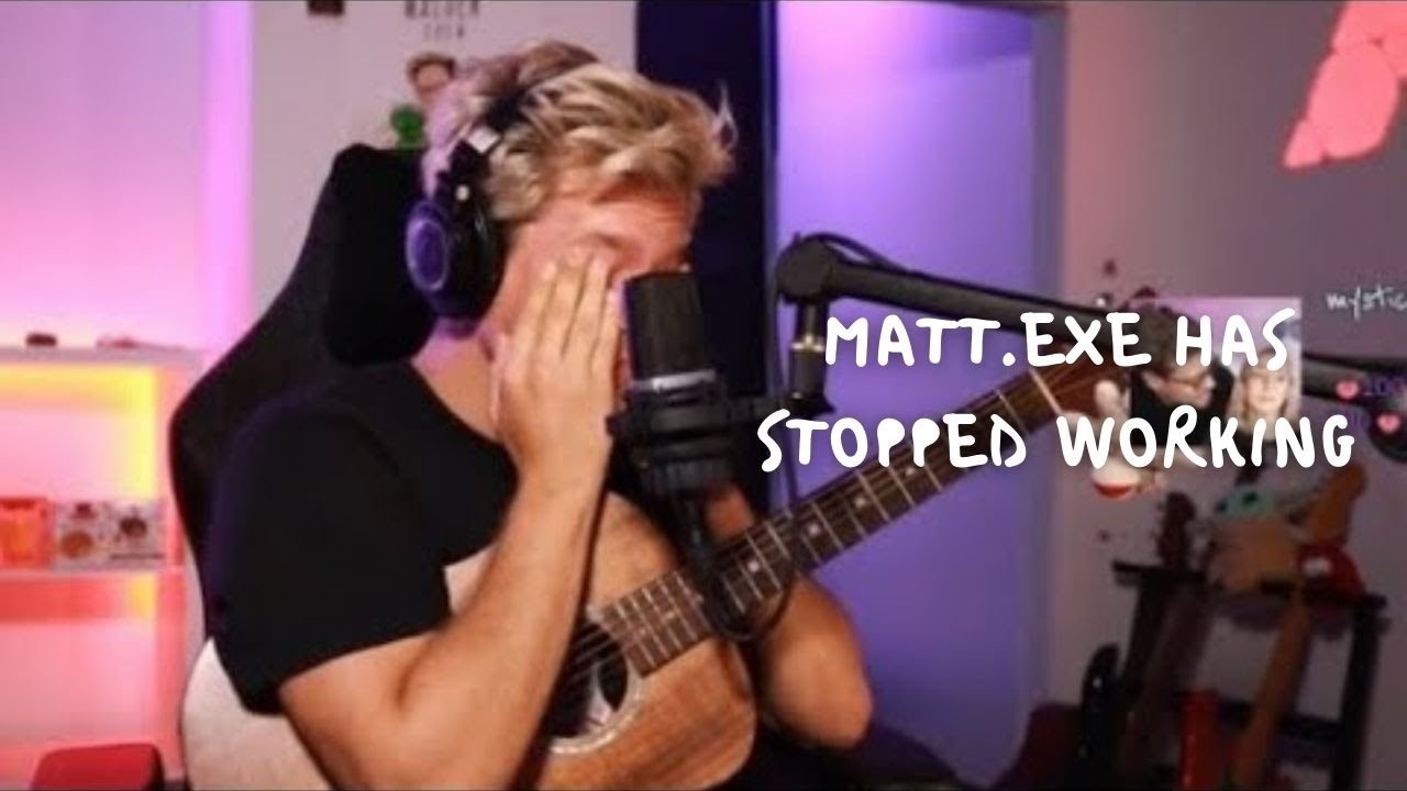 Matthew Exe MATT.EXE HAS STOPPED WORKING // July 31st VOD // FULL TWITCH VOD - YouTube