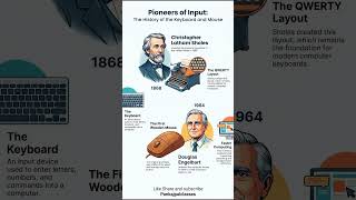 Pioneers of Input Devices | History of Keyboard & Mouse | Who Invented Keyboard and Mouse? | #shorts