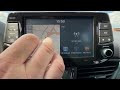 HYUNDAI I30 III (2017 - now) – How to Enter and Manage Map