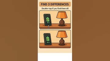 FIND 3 Difference   Charging Difference #shorts #youtubeshorts #spotthedifference