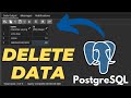 How to Manually Delete Table Data in PostgreSQL PgAdmin Database