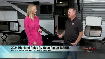 Parris RV w/ABC 4, in the 2024 Open Range 188BHS from Highland Ridge RV! Perfect for any family!