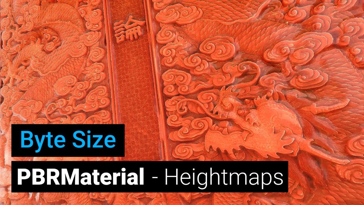 PBR Material with Heightmaps - Byte Size - YouTube