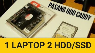 Cara Pasang HDD Caddy di Laptop (Ganti Fungsi DVD jadi HDD)