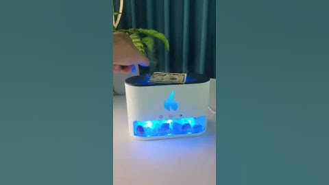 Evaporative Creative Design 3D Salt Rock Flame Aromatherapy Humidifier 🔥🔥 #shorts #short