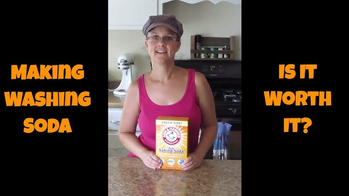 How to Convert Baking Soda into Washing Soda