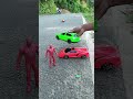 Amar 3 ta rc racing car wiith iron man 😂😲 #shorts