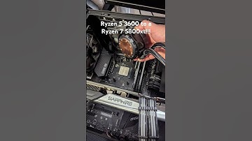 Quick CPU upgrade!!! Ryzen 5 3600 to a Ryzen 7 5800xt #ryzen #gamingcpu #amdprocessor #amdryzen #amd