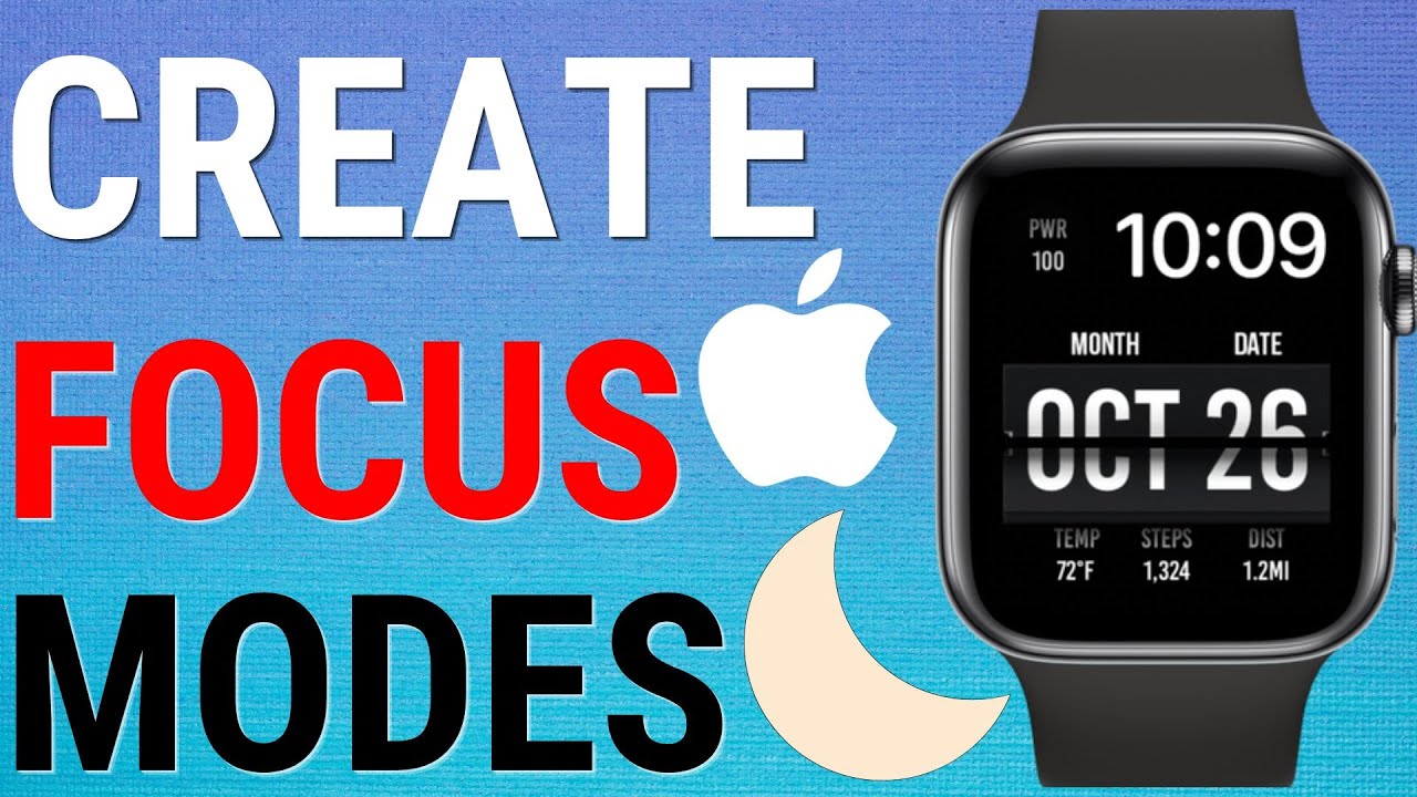 How To Create Focus Modes On The Apple Watch Series 10 - YouTube