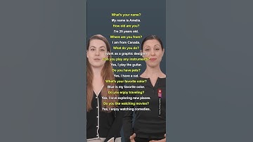 English Conversation Practice - Short Questions And Answers In English