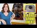 How to Clean Stove | Over a Decade of Grease Build Up Gone! 💥 No Scrubbing