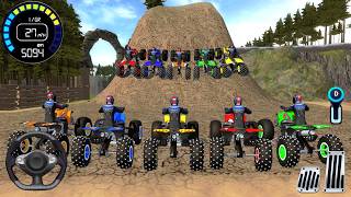 Extreme Motocross ATV Bike Stunts #2 - Impossible Dirt Quad Bikes Racing Game - Android IOS Gameplay screenshot 4