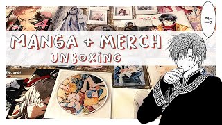 manga + merch unboxing aka yona of the dawn and more given things | MERCARI JAPAN