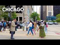 4k chicago walking tour  wacker drive jackson blvd  michigan avenue on tuesday  may 14 2024 