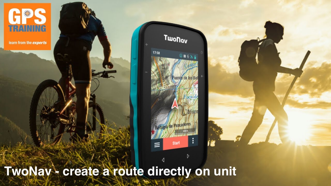 TwoNav - Creating a route on the unit - YouTube