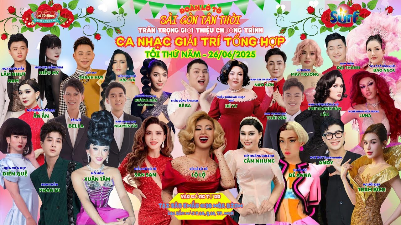 [ LIVE ] CHươNG TRÌNH CA NHẠC GIảI TRÍ TổNG HợP | ĐOÀN LÔ TÔ SÀI GÒN TÂN THỜI