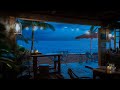 Seaside Cafe Jazz With Relaxing Bossa Nova Music Ocean Waves Sounds Beach Coffee Shop Ambience