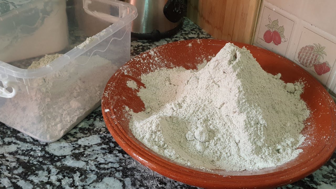 mix aux Gaines maison sans glutenميكس منزلي غلوتين خالي بدون دقيق مصنع مع تطبيق نتيجة رائعة جدااا