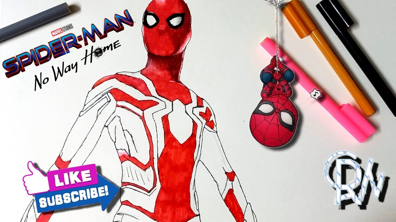 Drawing Spiderman: No Way Home | Integrated Suit | Cravn Artworks - YouTube