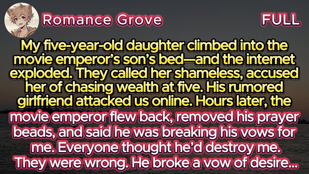 My five-year-old daughter slept in a movie emperor’s son’s bed at midnight—and the internet exploded