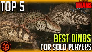 Top 5 BEST Dinos For Solo Players | Path of Titans