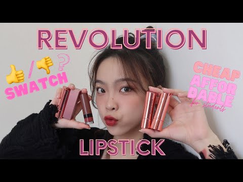 Video: Makeup Revolution Jeden úžasný Rtěnka recenze