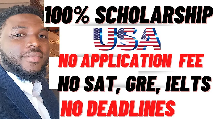 Automatic Scholarship In USA | No Application Fee ...