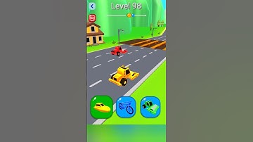 Shape-Shifting 🚗🚁🛥️ | New Hyper Casual Game 🔥| #shorts #short #shapeshifting  #gameplay #shortsfeed