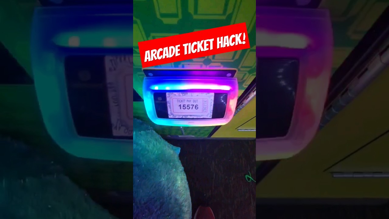 This is what happens when you use my ticket hack at the arcade!