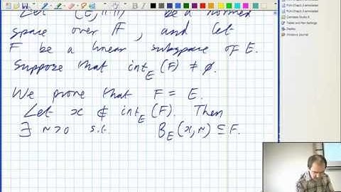Lecture 15a: Functional Analysis - Final discussion of Equivalence of norms