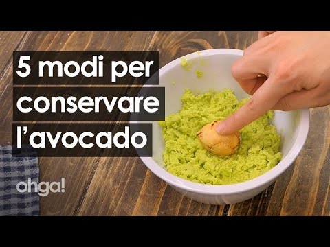 Come conservare l&rsquo;avocado e il guacamole: come evitare che diventi nero