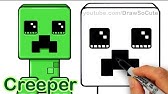 How To Draw Minecraft Enderman Cute Step By Step Easy Youtube - draw your minecraft or roblox character in a cute style by teayuh