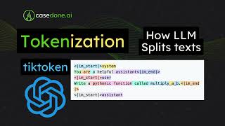 Gen AI GPT LLM Tokenization Explained with 'tiktoken' library - For Managers and Developers