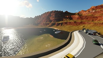 Road Lumion Render Made Model by Profile Builder 3 in Sketchup 2018