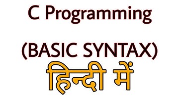 C programming - Basic Syntax