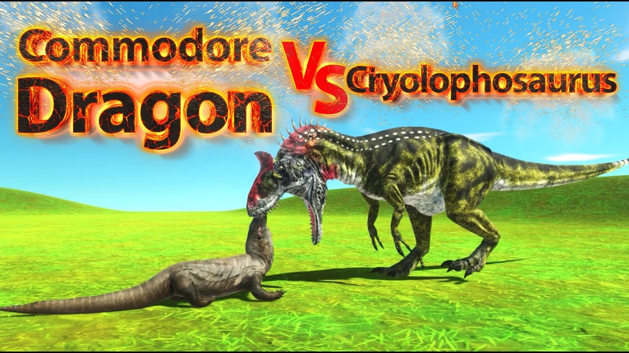 Commodore Dragon vs Cryolophosaurus ! - YouTube