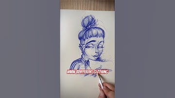 INSANE GRAFFITI CHARACTER WITH A PEN 😨 #graffiti #graffitiart #shorts