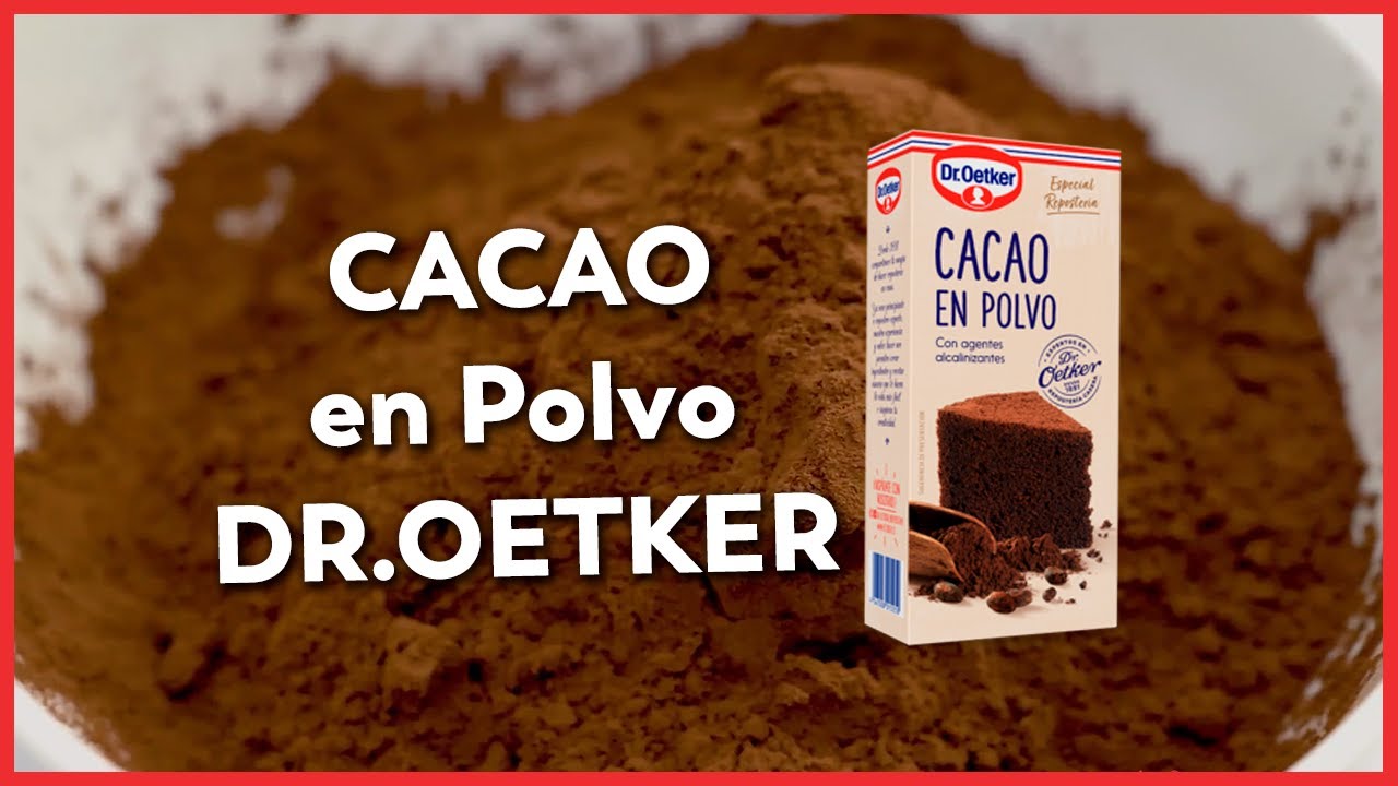 Cacao en polvo especial 🍩 repostería de Dr.Oetker NOVUM YouTube