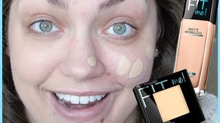 YouTube Made Me Buy It!: Maybelline Fit Me! Matte + Poreless Foundation & Powder