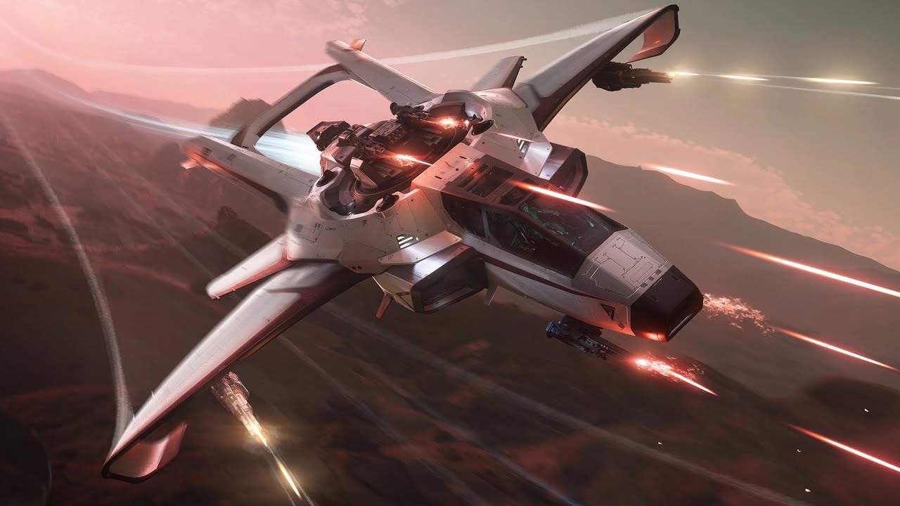 Star Citizen Behind The Ships Anvil Super Hornet Mk II на русском