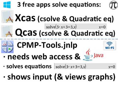 How to solve an equation. Best free apps - Mac, Windows & Linux