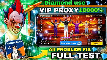 Free Fire Diamond Use VIP Proxy 10000% Working 💎 All Problem Fix | Full Test Tutorial | KT FAMILY