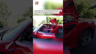 John Nellis Drives David Dobrik 🚘Ferrari #edits #viralvideos #trending #shorts
