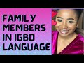 Igbo lesson 3  family members in igbo learn igbo  igbo for beginners  igbolanguage igbofamily