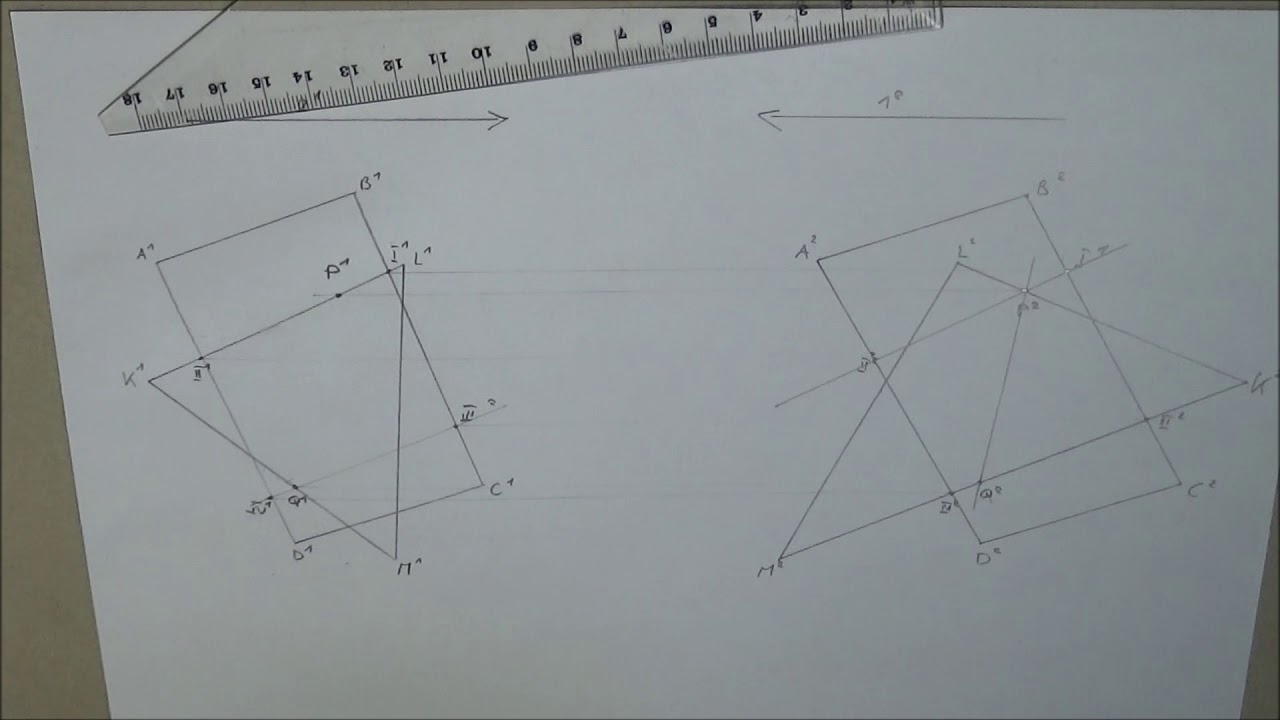 Geometria Wykreślna Przenikanie I Widoczność