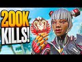 My Random had 200 THOUSAND KILLS on Lifeline in Apex Legends!