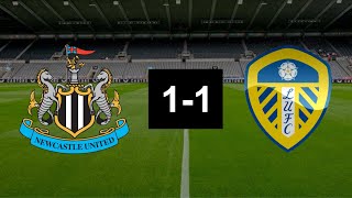 Newcastle United vs Leeds United 1-1 | England - Premier League