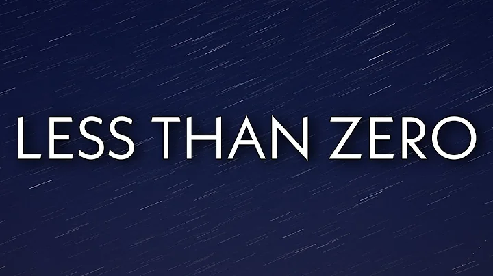 The Weeknd - Less Than Zero (Lyrics)