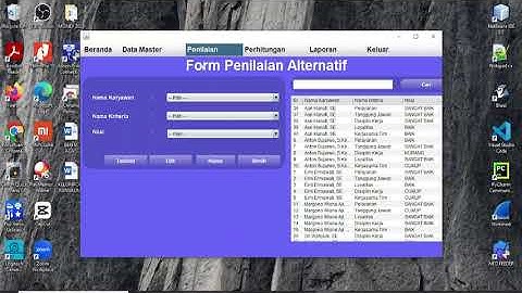Simulasi Aplikasi SPK dengan metode Metode Simple Additive Weighting (SAW) M. Sofyan Alkatiri